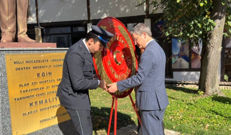 Kemaliye’nin İsim Yolculuğunda 104. Yıl: Atatürk Saygıyla Anıldı